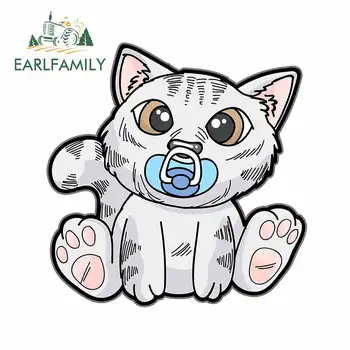 EARLFAMILY 13cm x 12.6cm For Baby KITTEN BINKIE Fashion Car Stickers Repair Decal Vinyl Material Decals Bumper Decoration 
EARLFAMILY 13cm x 12.6cm For Baby KITTEN BINKIE Fashion Car Stickers Repair Decal Vinyl Material Decals Bumper Decoration