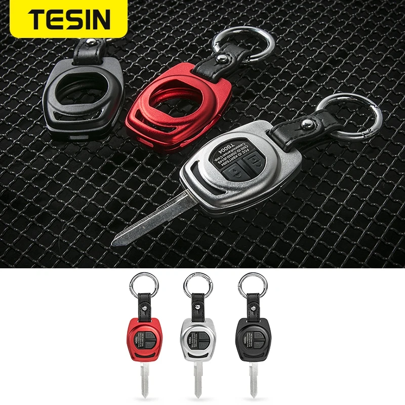TESIN Car Styling Unique Design Aluminium Alloy Key Case Metal Car Key Chain Shell Cover for Suzuki Jimny 2010-2020 Accessories
TESIN Car Styling Unique Design Aluminium Alloy Key Case Metal Car Key Chain Shell Cover for Suzuki Jimny 2010-2020 Accessories