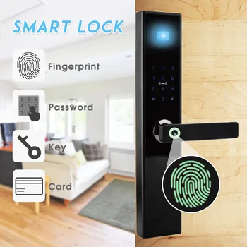 Biometric Fingerprint Lock IC Card APP Digital Password Electronic Door Lock Home Security Smart Lock for Hotel
Biometric Fingerprint Lock IC Card APP Digital Password Electronic Door Lock Home Security Smart Lock for Hotel