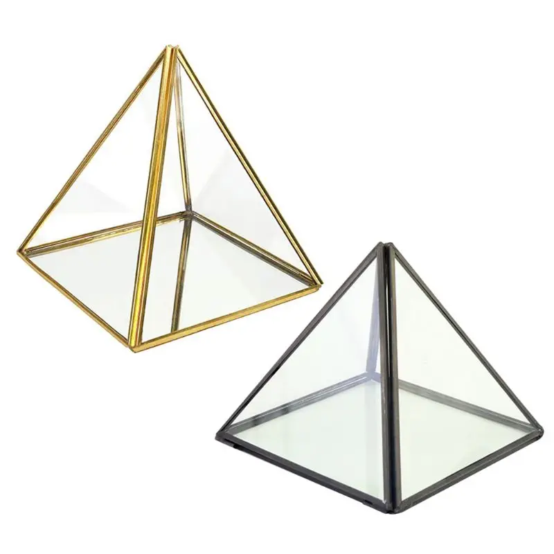 Pyramid Storage Box Glass Terrarium Design Jewelry Holder Clear Faceted Succulent Air Plant Planter Box /Keepsake Display Bowl
Pyramid Storage Box Glass Terrarium Design Jewelry Holder Clear Faceted Succulent Air Plant Planter Box /Keepsake Display Bowl