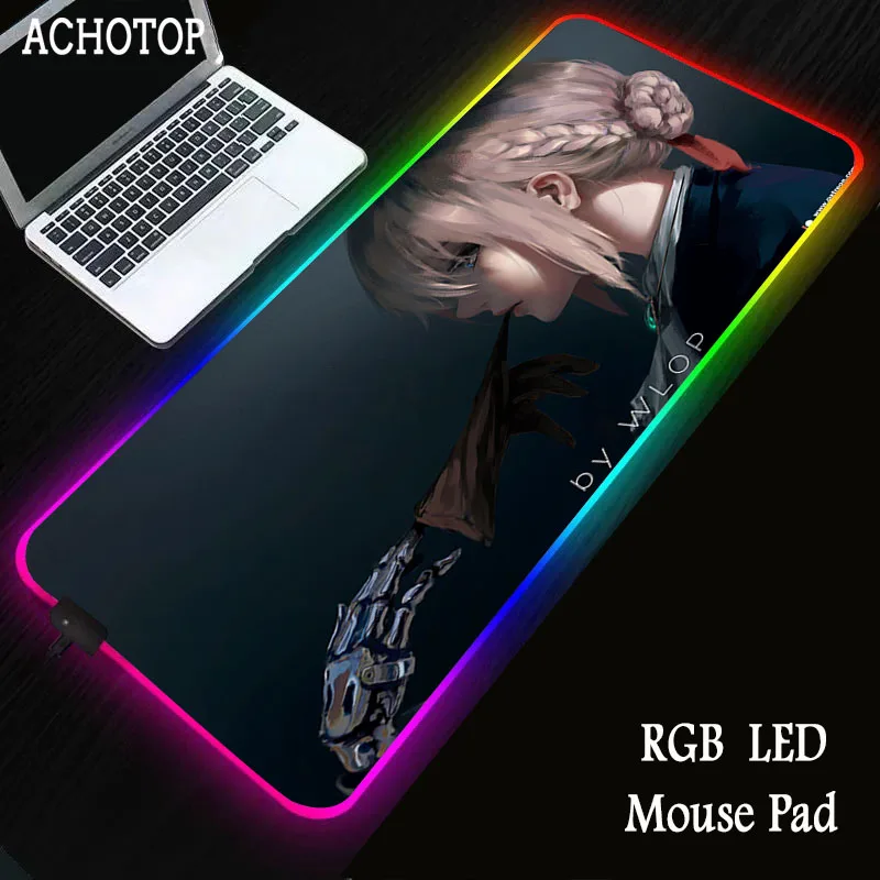 Anime Mouse Mat RGB LED Large Mouse Pad USB Wired Lighting Gaming Mousepad Keyboard Colorful Mat
Anime Mouse Mat RGB LED Large Mouse Pad USB Wired Lighting Gaming Mousepad Keyboard Colorful Mat