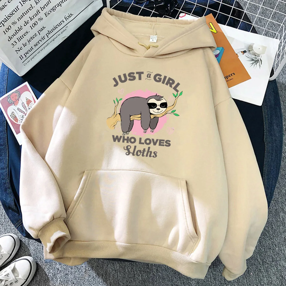 Female Hoodie Sloth Sleeping On A Branch Printing Hoodies Woman O-Neck Casual Oversize Clothes Winter Kawaii Animal Lady Sweater
Female Hoodie Sloth Sleeping On A Branch Printing Hoodies Woman O-Neck Casual Oversize Clothes Winter Kawaii Animal Lady Sweater