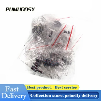 150PCS/Lot 30Kinds Each 5 pcs 2w 0.1ohm-750ohm Color Ring Resistance Carbon Film Resistor Kit 2W 0.1R ohm-750R ohm
150PCS/Lot 30Kinds Each 5 pcs 2w 0.1ohm-750ohm Color Ring Resistance Carbon Film Resistor Kit 2W 0.1R ohm-750R ohm