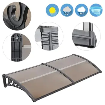 Brown Multiple Sizes Gazebos Front Door Window Canopy Awning Anti UV Patio Cover Canopy Gazebos Shade Garden Supplies HWC
Brown Multiple Sizes Gazebos Front Door Window Canopy Awning Anti UV Patio Cover Canopy Gazebos Shade Garden Supplies HWC
