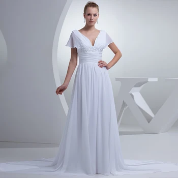 Elegant Chiffon Long V-neck A-line Evening Dress The Bride Formal Prom Dress Plus Size Mother of The Bride Dresses
Elegant Chiffon Long V-neck A-line Evening Dress The Bride Formal Prom Dress Plus Size Mother of The Bride Dresses