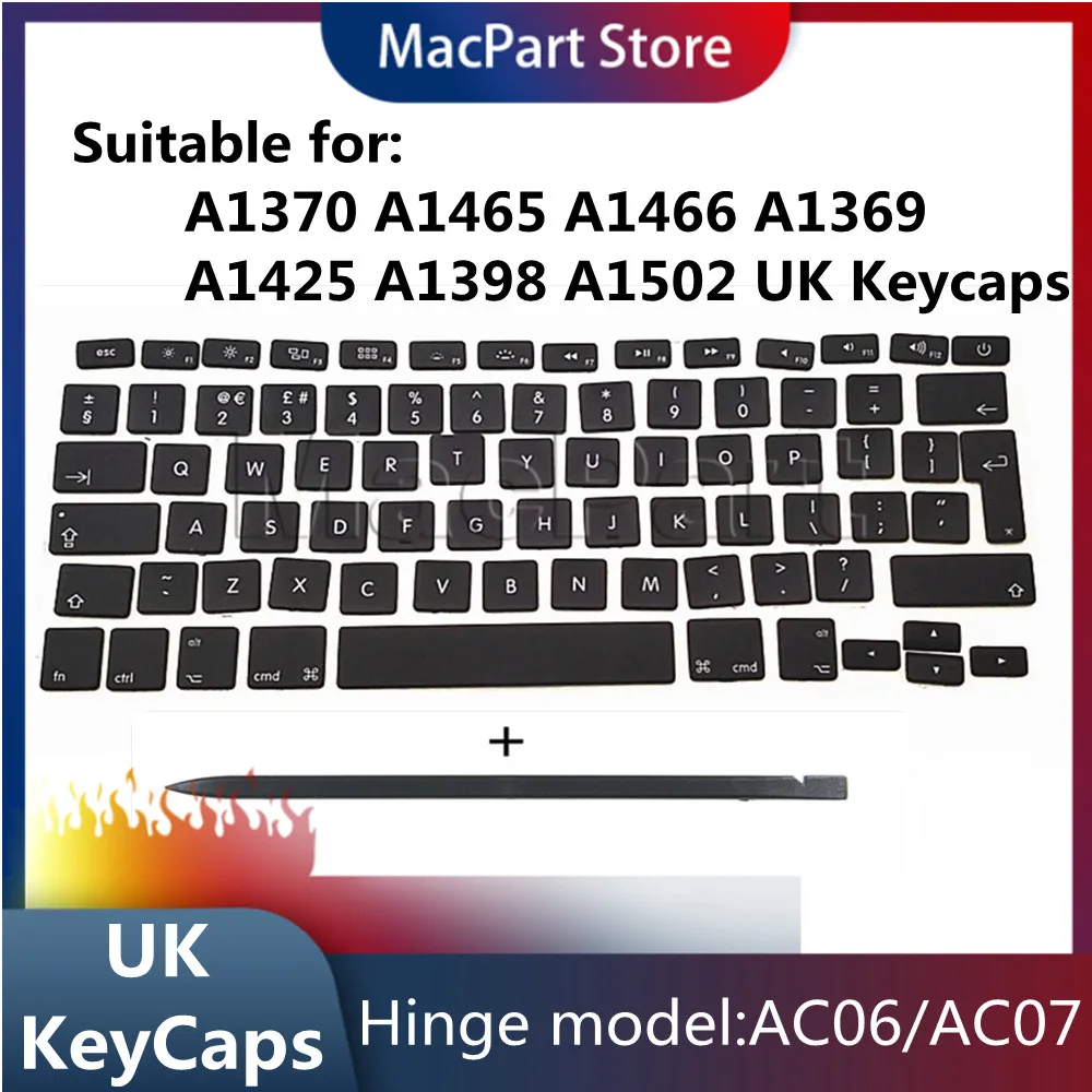 Клавиатура с английскими клавишами для Macbook Pro Air 13 '✕'' A1370 A1465 A1466 A1369 A1425