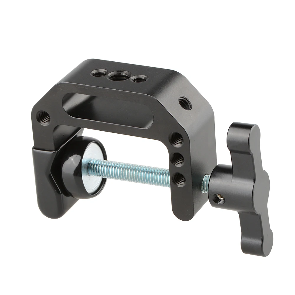 CAMVATE Aluminum Universal C-clamp Support Clamp With T-handle & 1/4"&3/8" Thread for Camera Monitor Photography Accessories999
CAMVATE Aluminum Universal C-clamp Support Clamp With T-handle & 1/4"&3/8" Thread for Camera Monitor Photography Accessories999