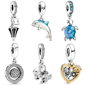 925 Sterling Silver Dolphin Sea Turtle Girl Bee Crystal Beads For Original Pandora Charms Women Bracelets & Bangles Jewelry
925 Sterling Silver Dolphin Sea Turtle Girl Bee Crystal Beads For Original Pandora Charms Women Bracelets & Bangles Jewelry