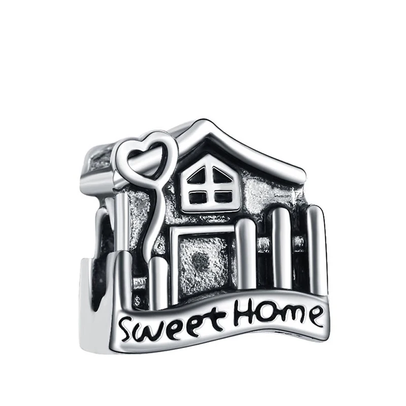 Silver Color House Charms for Jewelry Making Fit Original Pan Charm Bracelet Women Letter Sweet Home Bead Love Family Bangle
Silver Color House Charms for Jewelry Making Fit Original Pan Charm Bracelet Women Letter Sweet Home Bead Love Family Bangle
