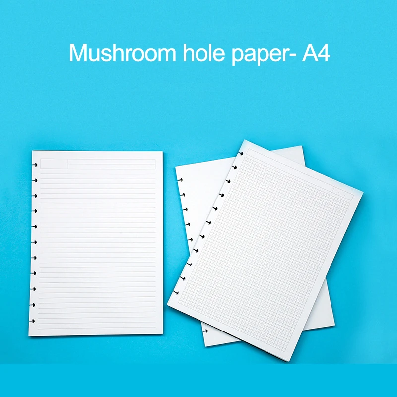Fromthenon A4 Mushroom Holes Planner Refill Disc Ring Notebook Filler Paper Blank Grid Line Disc-bound System Diary Accessories
Fromthenon A4 Mushroom Holes Planner Refill Disc Ring Notebook Filler Paper Blank Grid Line Disc-bound System Diary Accessories