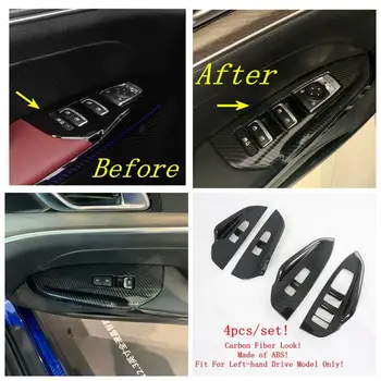 Inner Door Armrest Window Lift Button Control Panel Decoration Cover Trim Carbon Fiber Look ABS Interior Kit For Kia GT K5 2021
Inner Door Armrest Window Lift Button Control Panel Decoration Cover Trim Carbon Fiber Look ABS Interior Kit For Kia GT K5 2021