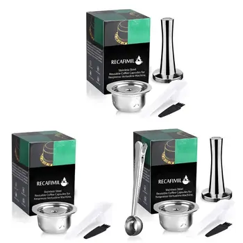 Reusable Vertuo Coffee Capsule Pods for Nespresso Vertuoline made of stainless Steel for Refilling Refill Capsule Coffee Capsule
Reusable Vertuo Coffee Capsule Pods for Nespresso Vertuoline made of stainless Steel for Refilling Refill Capsule Coffee Capsule
