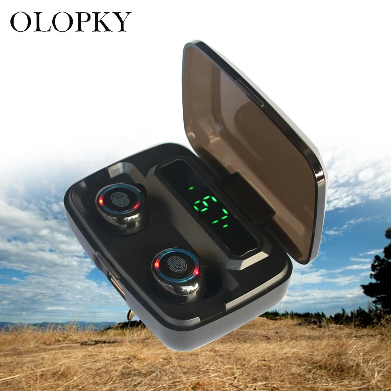 TWS Bluetooth 5.0 Earphone Mini Wireless Bluetooth Headset Headphone Binaural HD Call with LED Digital Display IPX7 Waterproof
TWS Bluetooth 5.0 Earphone Mini Wireless Bluetooth Headset Headphone Binaural HD Call with LED Digital Display IPX7 Waterproof