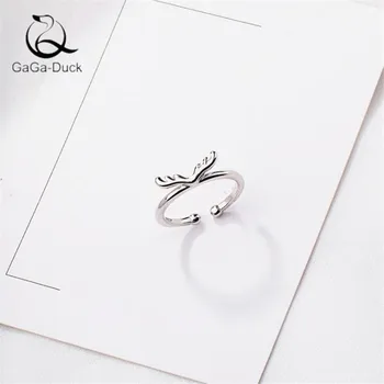 New Fashion Jewelry Simple Anlter Sweet Animal 925 Sterling Silver Exquisite Deer Cute Popular Gift Opening Rings R412
New Fashion Jewelry Simple Anlter Sweet Animal 925 Sterling Silver Exquisite Deer Cute Popular Gift Opening Rings R412