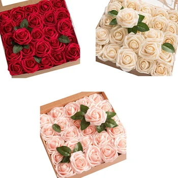 Artificial Flowers Blush Roses 50Pcs Real Looking Fake Roses W/Stem for DIY Wedding Bouquets Centerpieces Bridal Shower Party Ho 
Artificial Flowers Blush Roses 50Pcs Real Looking Fake Roses W/Stem for DIY Wedding Bouquets Centerpieces Bridal Shower Party Ho