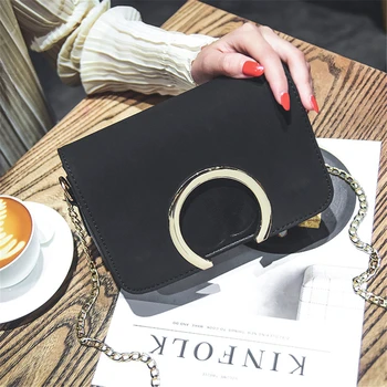 Square Flap Shoulder Chain Bag Splice Matte PU Leather Handbag Fashion Mobile Phone Purches Circle Hoop Hasp Satchels for Women
Square Flap Shoulder Chain Bag Splice Matte PU Leather Handbag Fashion Mobile Phone Purches Circle Hoop Hasp Satchels for Women