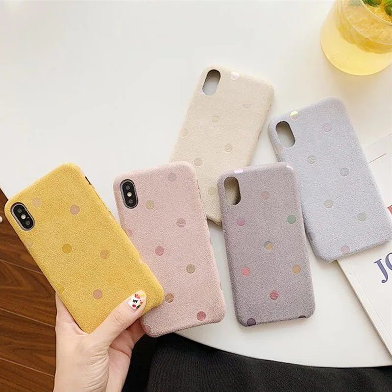Simple Wave Point Pattern Phone Case for iPhone 6 6s 7 8 Plus X Xs XR Xs Max Soft Plush Fabrics Back Cover
Simple Wave Point Pattern Phone Case for iPhone 6 6s 7 8 Plus X Xs XR Xs Max Soft Plush Fabrics Back Cover