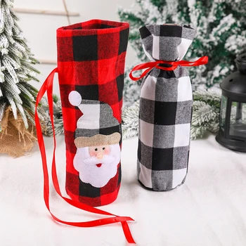 1pc Christmas Red Wine Bottle Covers Bag Holiday Santa Claus Champagne Bottle Cover Christmas Decorations For Home 32 x15cm
1pc Christmas Red Wine Bottle Covers Bag Holiday Santa Claus Champagne Bottle Cover Christmas Decorations For Home 32 x15cm