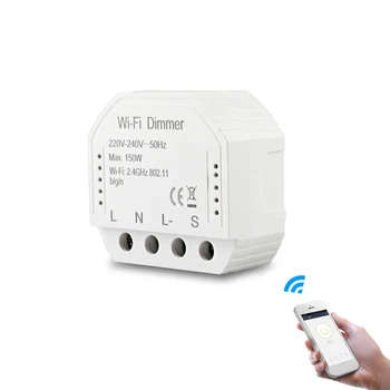 1PCS DIY Smart Remote Control WiFi Light LED Dimmer Switch Smart Life/Tuya APP Remote Control 1/2 Way Switch Works
1PCS DIY Smart Remote Control WiFi Light LED Dimmer Switch Smart Life/Tuya APP Remote Control 1/2 Way Switch Works