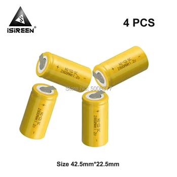 SC Ni-CD 2800mAh 1.2V Rechargeable Batteries Cell DIY Electric Battery Packs Subc Ni CD Accumulator Toys Flashlight
SC Ni-CD 2800mAh 1.2V Rechargeable Batteries Cell DIY Electric Battery Packs Subc Ni CD Accumulator Toys Flashlight