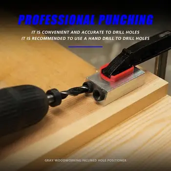 Inclined Hole Locator Drill Bit Gray Aluminum Alloy Power Tools Cross Screw Driver Kit Wood Work Tool Step Drilling Bit
Inclined Hole Locator Drill Bit Gray Aluminum Alloy Power Tools Cross Screw Driver Kit Wood Work Tool Step Drilling Bit