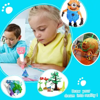 Smart Voice 3D Printer Pen Plastic Normal Temperature Children 3D Printing Pen 3D Painting Drawing Pen Birthday Gift
Smart Voice 3D Printer Pen Plastic Normal Temperature Children 3D Printing Pen 3D Painting Drawing Pen Birthday Gift