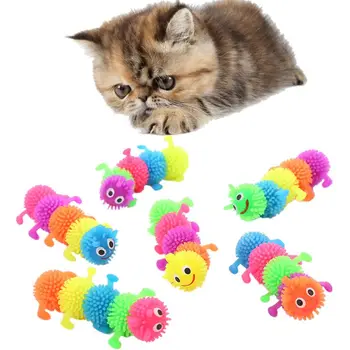 Funny Cat Toy Simulation Caterpillar Rubber Puppy Tidy Home Chew Toy PXPC
Funny Cat Toy Simulation Caterpillar Rubber Puppy Tidy Home Chew Toy PXPC