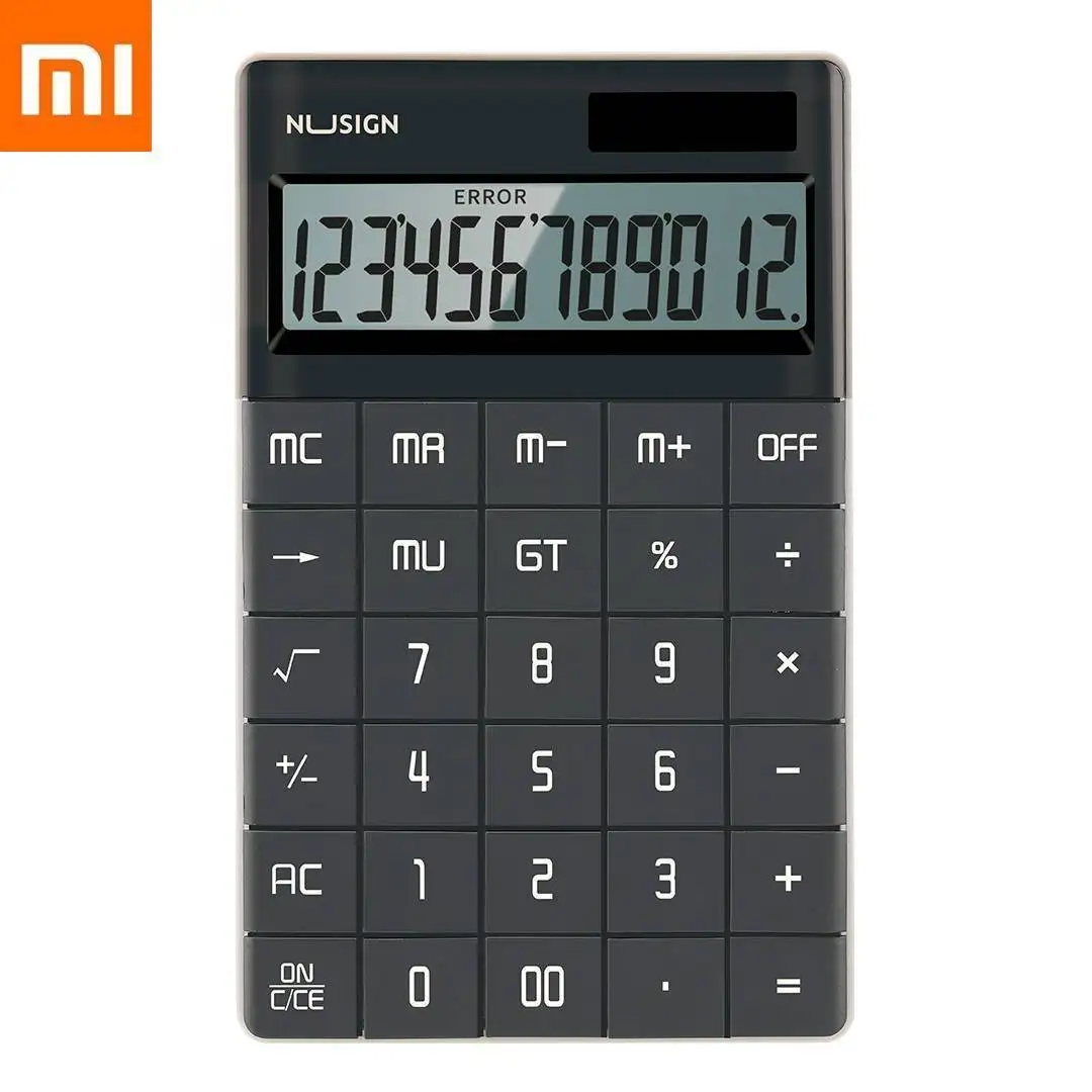 2019 Xiaomi Calculator Dual Power Supply Flat Panel Button Scientific Function Xiomi For Work Students Calculating Tool 4Color
2019 Xiaomi Calculator Dual Power Supply Flat Panel Button Scientific Function Xiomi For Work Students Calculating Tool 4Color