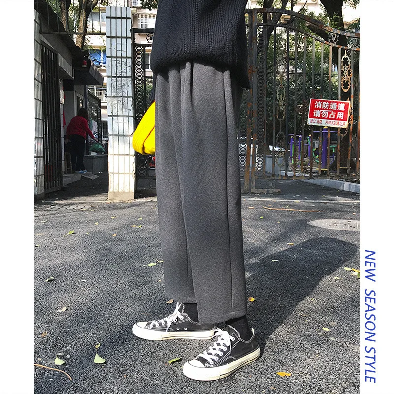 2019 Spring New Style Japanese-style Hong Kong Style New Style Retro Loose Straight Casual Pants Youth Korean-style Trend Capri
2019 Spring New Style Japanese-style Hong Kong Style New Style Retro Loose Straight Casual Pants Youth Korean-style Trend Capri