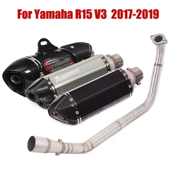 Slip On R15 Exhaust System Pipe Front Header Pipe Connect Link Tube 51mm Muffler Tips For Yamaha R15 V3 2017-2019 Motorcycle
Slip On R15 Exhaust System Pipe Front Header Pipe Connect Link Tube 51mm Muffler Tips For Yamaha R15 V3 2017-2019 Motorcycle