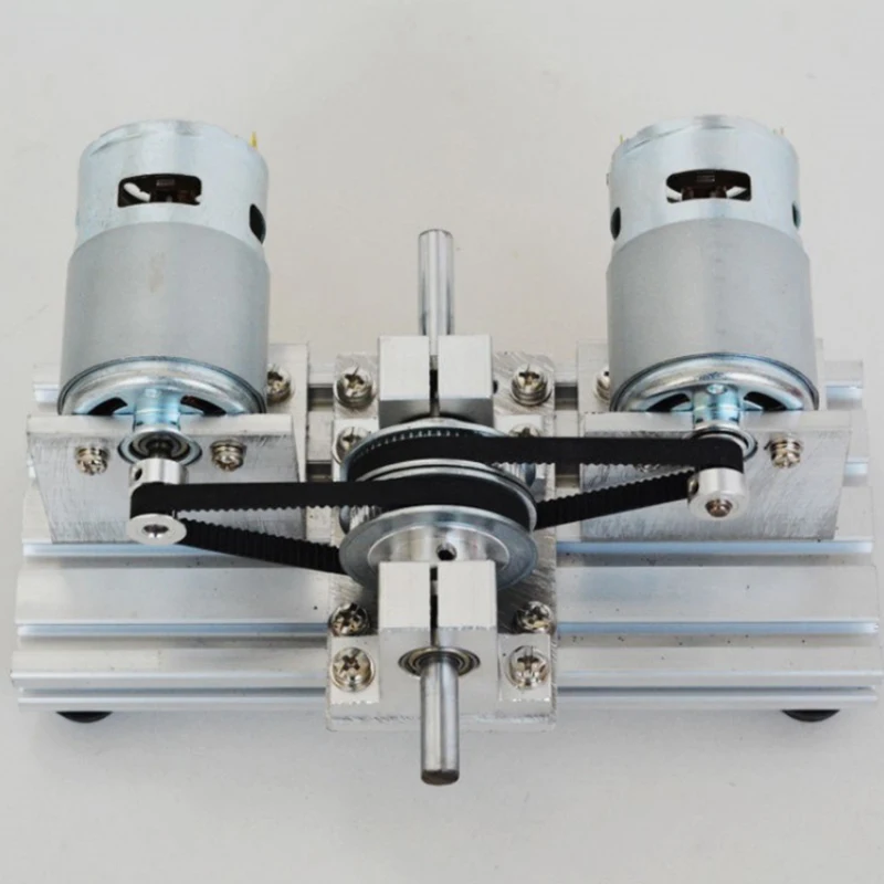 Dual-motor drive unit 775/795/895 DC motor, high-torque high-to-low 8mm hard shaft aluminum alloy table
Dual-motor drive unit 775/795/895 DC motor, high-torque high-to-low 8mm hard shaft aluminum alloy table