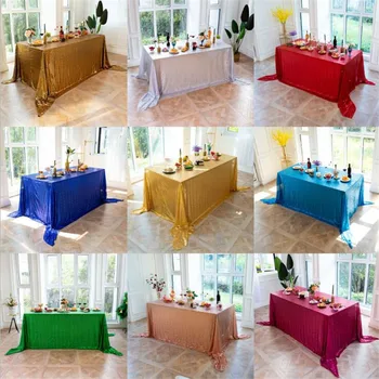 Sequin Tablecloth Glitter Round&Rectangular Table Cloth For Wedding Decoration Party Banquet Home Decor tafelkleed mantel
Sequin Tablecloth Glitter Round&Rectangular Table Cloth For Wedding Decoration Party Banquet Home Decor tafelkleed mantel