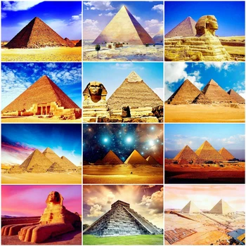HUACAN Paint By Number Landscape Drawing On Canvas Hand Painted Painting Gift DIY Pictures By Numbers Pyramid Kits Home Decor 
HUACAN Paint By Number Landscape Drawing On Canvas Hand Painted Painting Gift DIY Pictures By Numbers Pyramid Kits Home Decor