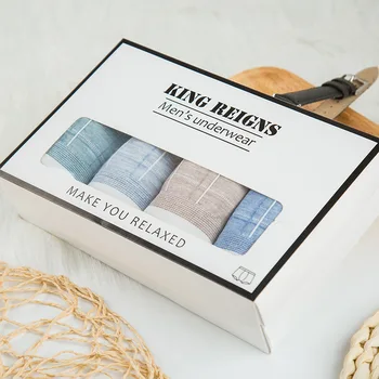 Men's underwear boxer seamless breathable mid-waist seamless high-elastic cotton 
Men's underwear boxer seamless breathable mid-waist seamless high-elastic cotton