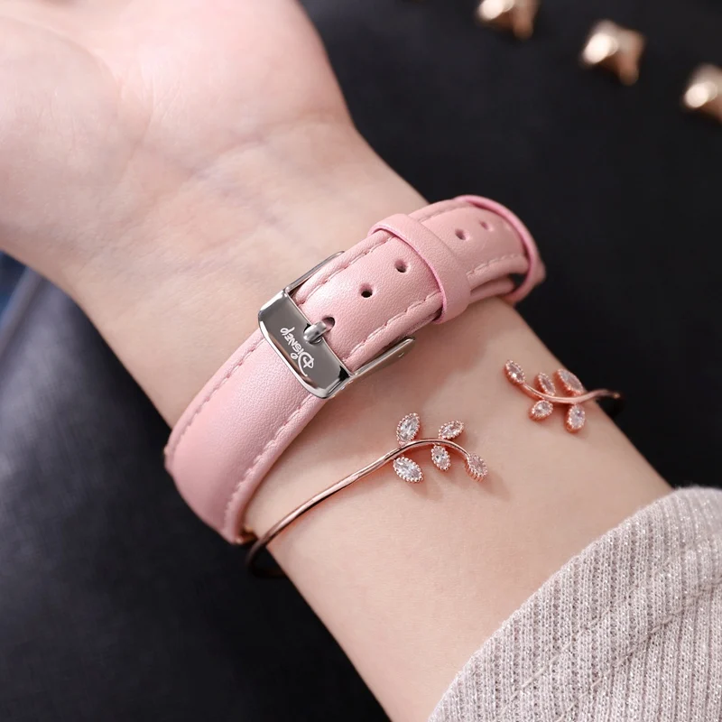Disney-Women-s-Flower-Dial-Leather-Band-Quartz-Waterproof-Watches-Ladies-Fashion-Simple-Buckle-Alloy-Case (5)