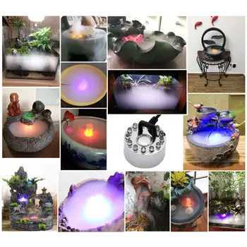 Ultrasonic Mist Maker Generator Fogger Nebulizer Water Fountain Pond 12 LED Atomizer Air Humidifier US/UK/EU/AU Plug
Ultrasonic Mist Maker Generator Fogger Nebulizer Water Fountain Pond 12 LED Atomizer Air Humidifier US/UK/EU/AU Plug