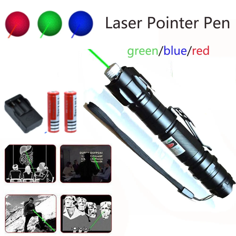 Multiple choices High Power green Laser Pointer Red purpleLazer Light Pen Powerful Laser sight 2 in 1Detachable 18650 battery
Multiple choices High Power green Laser Pointer Red purpleLazer Light Pen Powerful Laser sight 2 in 1Detachable 18650 battery