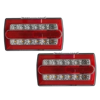 2 Pcs 12V Car LED Taillight Rectangular Light Highlight Waterproof Taillight Car Modified Taillight 
2 Pcs 12V Car LED Taillight Rectangular Light Highlight Waterproof Taillight Car Modified Taillight