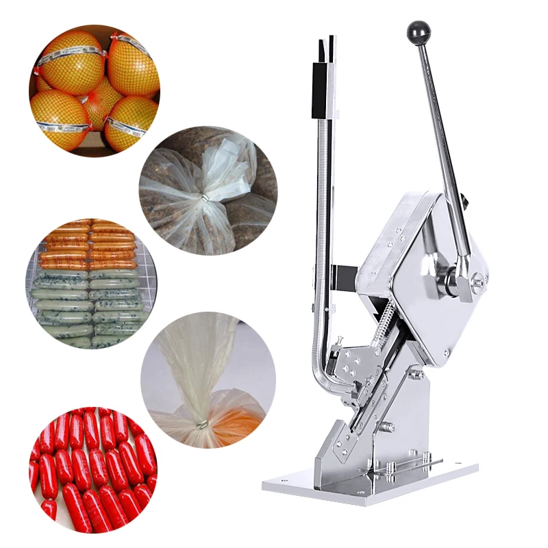 Food Sealers Packing Sealing Machine Manual Ham Sausage Knotting Sealing Machine Supermarket + U-shape Clips
Food Sealers Packing Sealing Machine Manual Ham Sausage Knotting Sealing Machine Supermarket + U-shape Clips