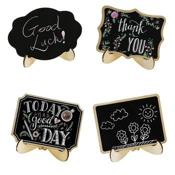 10pc MIni Wooden Blackboard Notice Message Paint Board DIY Weeding Party Decor Labels Number Chalkboard Kitchen Restaurant Signs
10pc MIni Wooden Blackboard Notice Message Paint Board DIY Weeding Party Decor Labels Number Chalkboard Kitchen Restaurant Signs