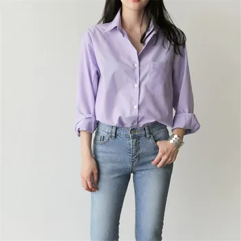 CBAFU women's blouse single breasted tops turn down collar women shirt purple female tops blusas mujer de moda vintage P353
CBAFU women's blouse single breasted tops turn down collar women shirt purple female tops blusas mujer de moda vintage P353