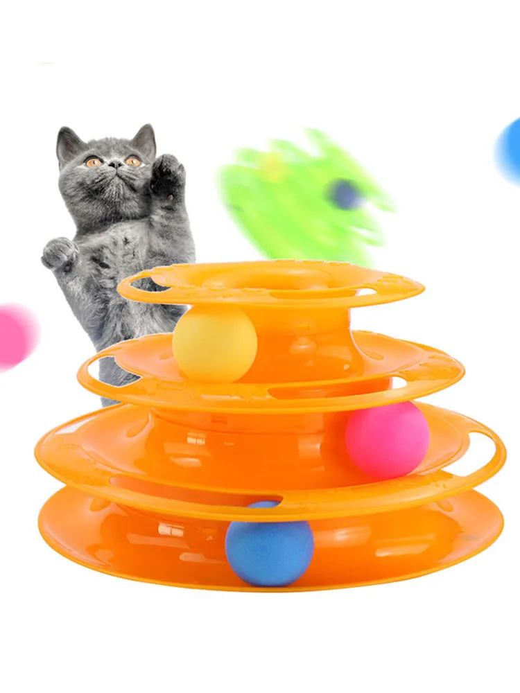 Pet Toys Toy Pet Cat Kitten Three Levels Cat Toy Cat Toy Track Ball Ball Interactive Tower Tracks Disc Game Cat Intelligence Toy
Pet Toys Toy Pet Cat Kitten Three Levels Cat Toy Cat Toy Track Ball Ball Interactive Tower Tracks Disc Game Cat Intelligence Toy