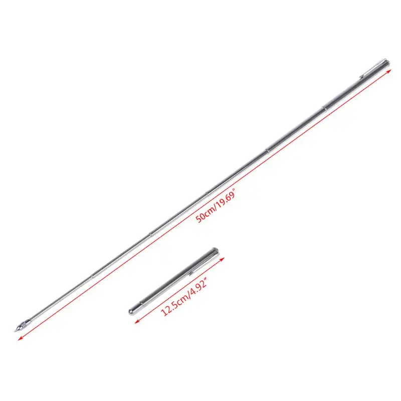 2 in 1 Pointer Telescopic Extendable Steel Ballpoint Pen Teaching Tool Magic Pen
2 in 1 Pointer Telescopic Extendable Steel Ballpoint Pen Teaching Tool Magic Pen