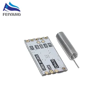 black HC-12 SI4463 wireless microcontroller serial, 433 long-range, 1000M with antenna for Bluetooth
black HC-12 SI4463 wireless microcontroller serial, 433 long-range, 1000M with antenna for Bluetooth