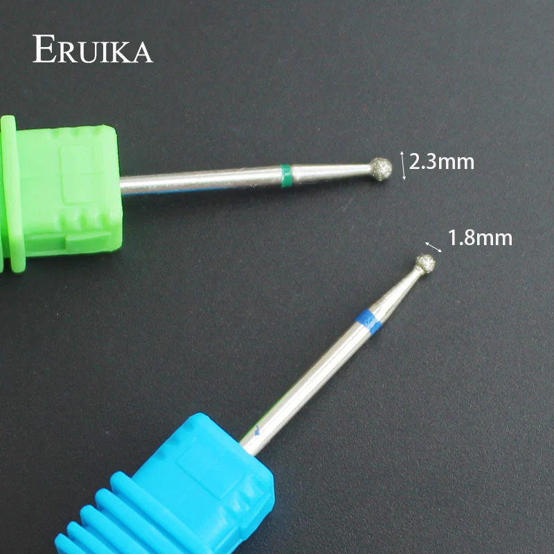 ERUIKA 2Pcs/set Round Diamond Nail Drill Bit Rotary Burr Milling Cutter Electric Manicure Machine Nail Art Clean Accessories
ERUIKA 2Pcs/set Round Diamond Nail Drill Bit Rotary Burr Milling Cutter Electric Manicure Machine Nail Art Clean Accessories