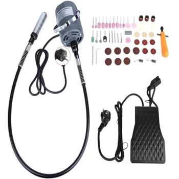Flex Shaft Grinder Carver Rotary Tool Hanging Electric Grinding Machine, Multi-Function Tools, Foot Pedal Control, for Carving,
Flex Shaft Grinder Carver Rotary Tool Hanging Electric Grinding Machine, Multi-Function Tools, Foot Pedal Control, for Carving,