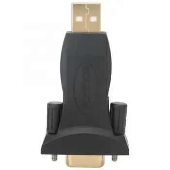 PL2303 High Performance Chip ABS Housing Gold-Plated USB2.0 to RS232 Female Adapter Connector Adapter Connector
PL2303 High Performance Chip ABS Housing Gold-Plated USB2.0 to RS232 Female Adapter Connector Adapter Connector