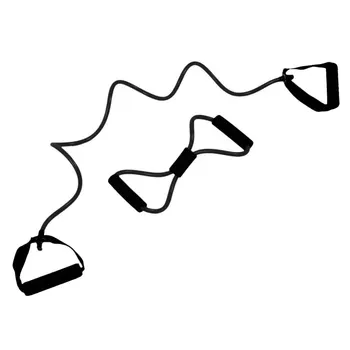 2 pcs Resistance bands chest developer chest expander Exercise Tubes,yoga Tube Training Rope spring exerciser Resistance tube-Bl
