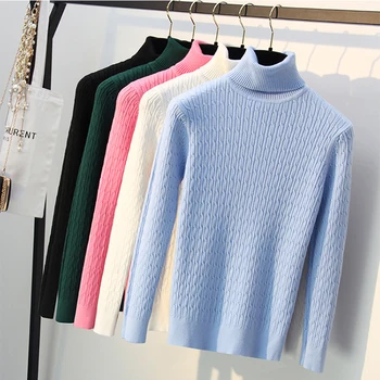 Women Winter Turtleneck Cashmere Sweaters thick Pullovers Spring Ribbed Knit Thicken Sweater Korea Lady 2019 Full Sleeve Jumpers
Women Winter Turtleneck Cashmere Sweaters thick Pullovers Spring Ribbed Knit Thicken Sweater Korea Lady 2019 Full Sleeve Jumpers