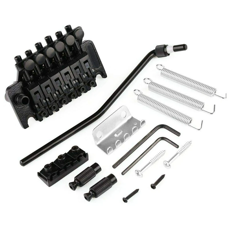 Electric Guitar Tremolo Bridge Assembly Double System Parts 2 Point St Strat Style Guitar Tremolo Bridge Locking System
Electric Guitar Tremolo Bridge Assembly Double System Parts 2 Point St Strat Style Guitar Tremolo Bridge Locking System